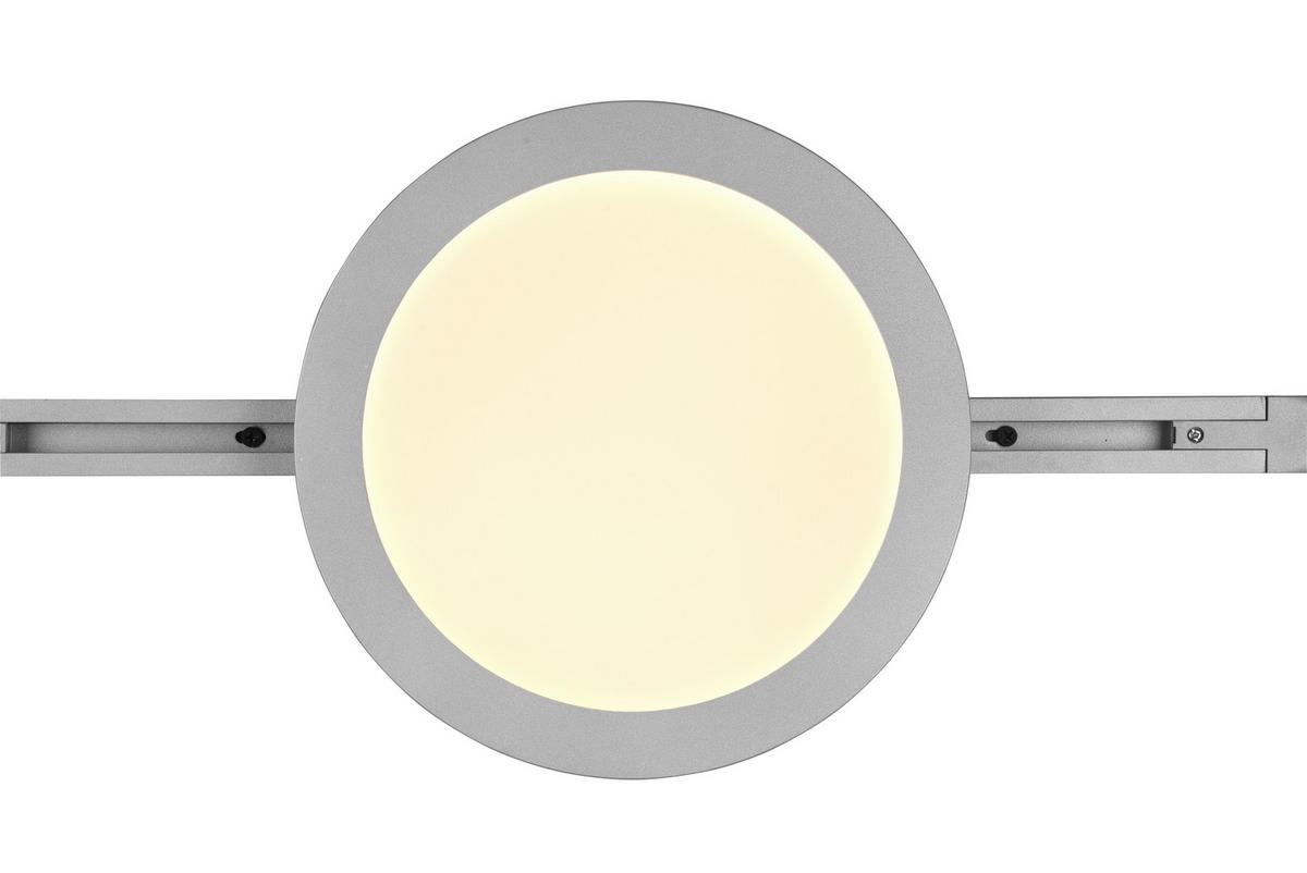 DECKENLEUCHTE DUOLINE 26,0/2,7 cm   - Titanfarben, Basics, Kunststoff (26,0/2,7cm) - Trio Leuchten