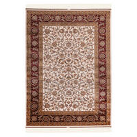 WEBTEPPICH 160/230 cm My Babylon of Obsession Creme, Hellbraun, Kirschrot  - Hellbraun/Creme, Design, Textil (160/230cm) - Obsession