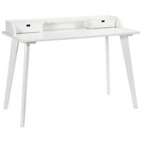 KONSOLENTISCH Buche massiv Weiß  - Weiß, Design, Holz (120/85/65cm) - Hasena