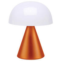 AKKU-TISCHLEUCHTE 14/17/14 cm   - Orange, Design, Kunststoff/Metall (14/17/14cm)
