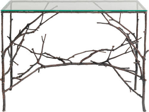 KONSOLENTISCH in Metall, Glas 105/49/79 cm    - Trend, Glas/Metall (105/49/79cm) - Kare-Design