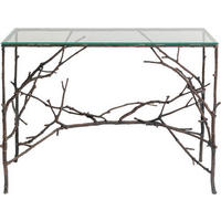 KONSOLENTISCH in Metall, Glas 105/49/79 cm    - Trend, Glas/Metall (105/49/79cm) - Kare-Design