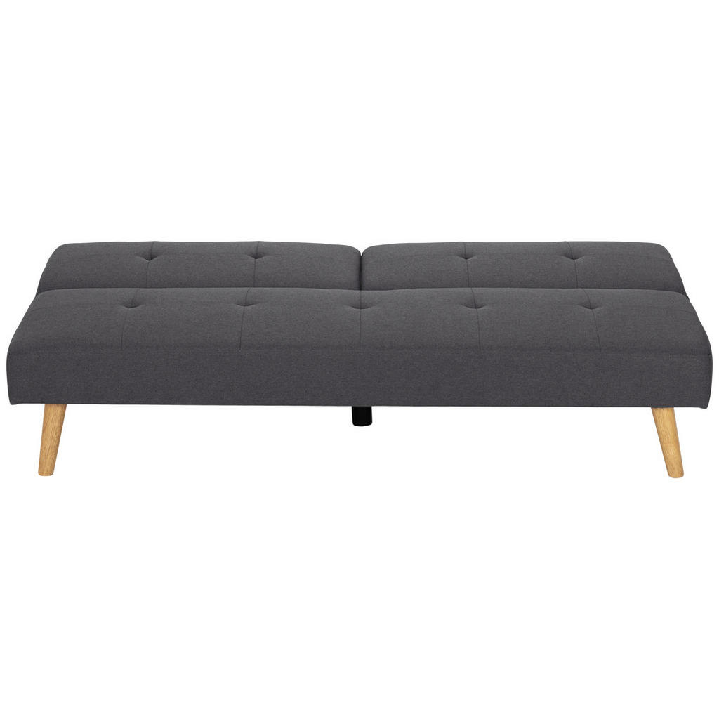 Thumbnail - Mid.you Schlafsofa, Dunkelgrau, Textil, Pappel, Sperrholz, 3-Sitzer, 178x76x88 cm, Liegefunktion, Kinder- & Jugendzimmer...