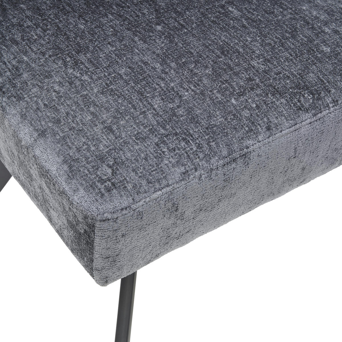 ROHOVÁ LAVICA, sivá - čierna/sivá, Lifestyle, kov/textil (176-214/68/88cm) - Livetastic