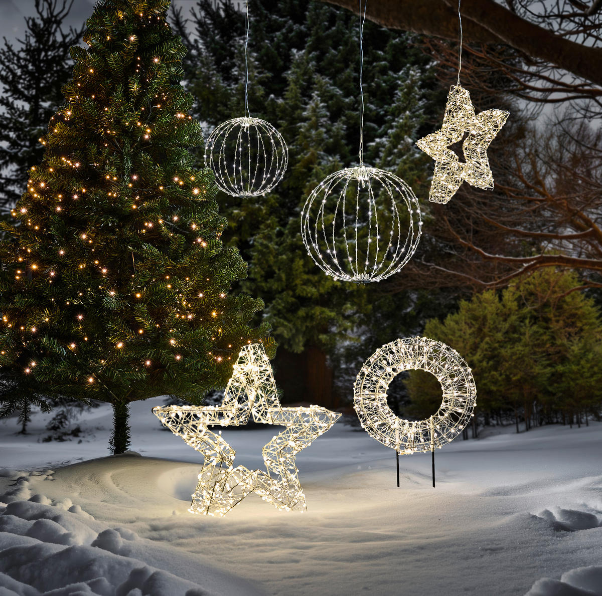 WEIHNACHTSBAUM 180 cm  - Grün, Basics, Kunststoff/Metall (112/180cm) - X-Mas