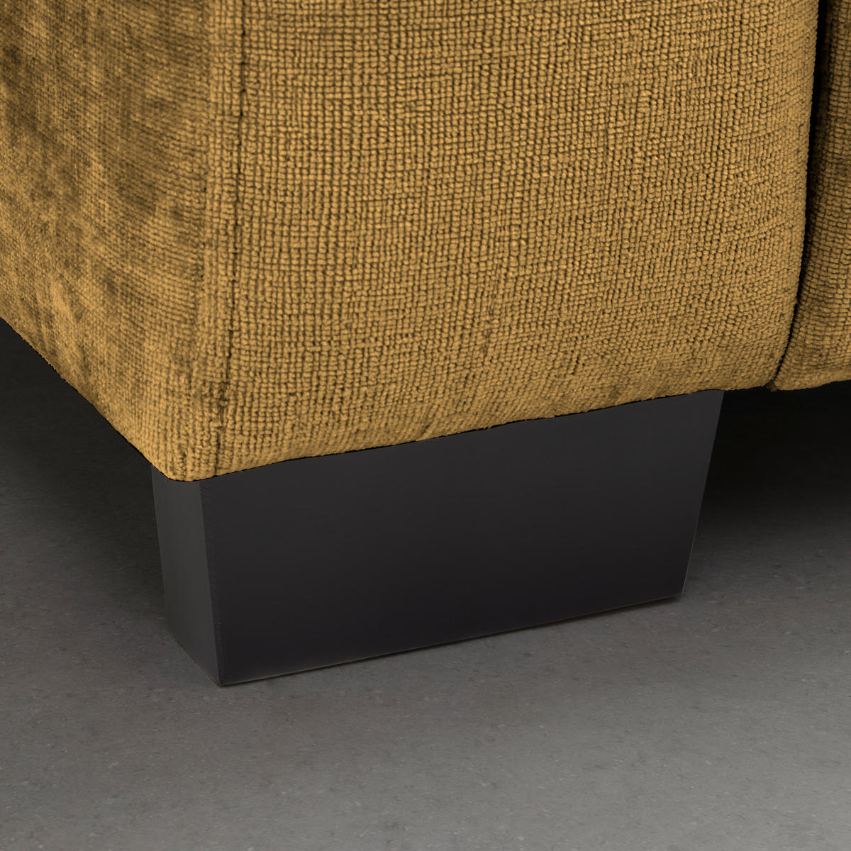 BIG SOFFA i honung  - honung/svart, Modern, trä (246/93/124cm) - MID.YOU