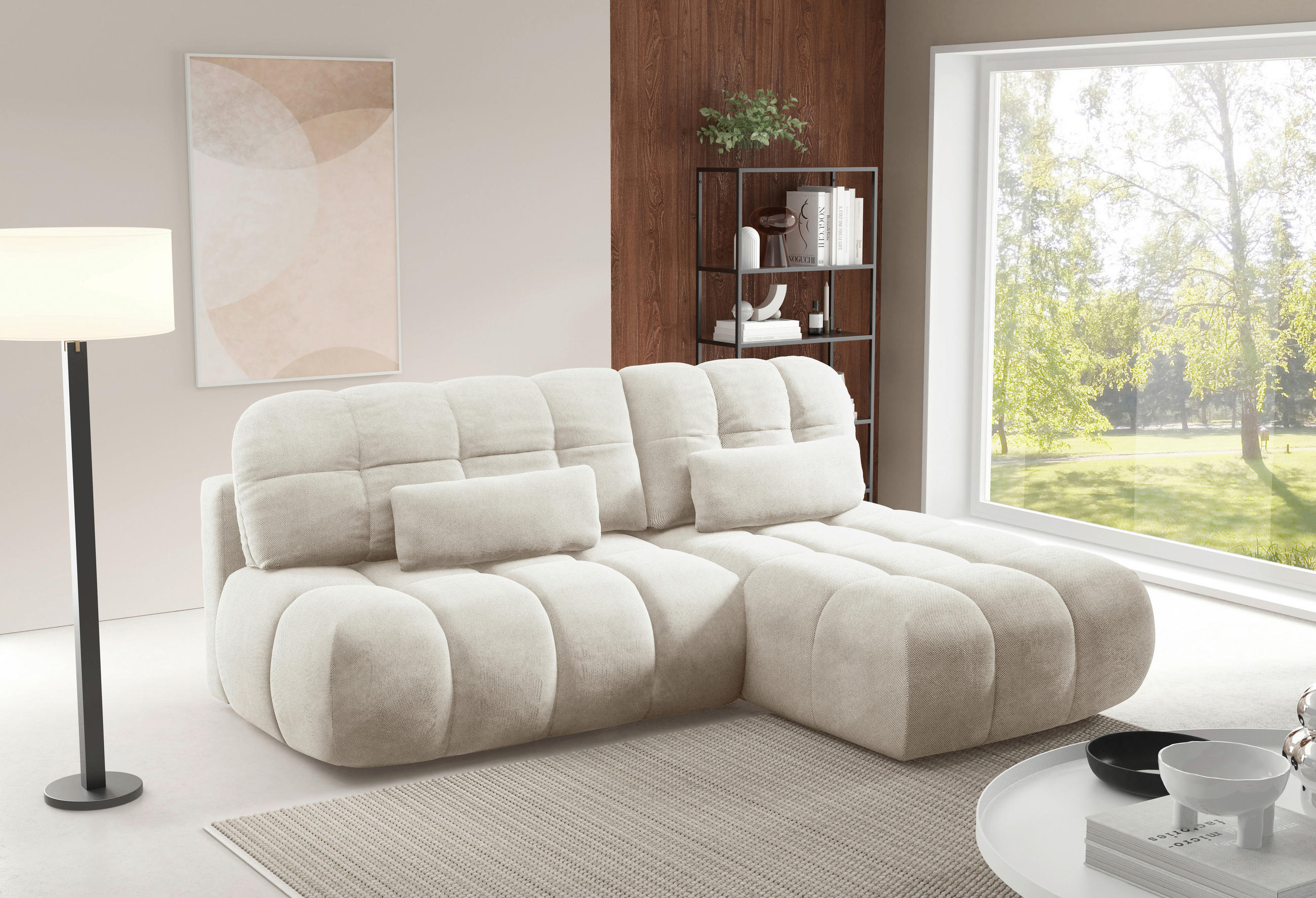 Livetastic Ecksofa Taranto Beige 225x172 cm