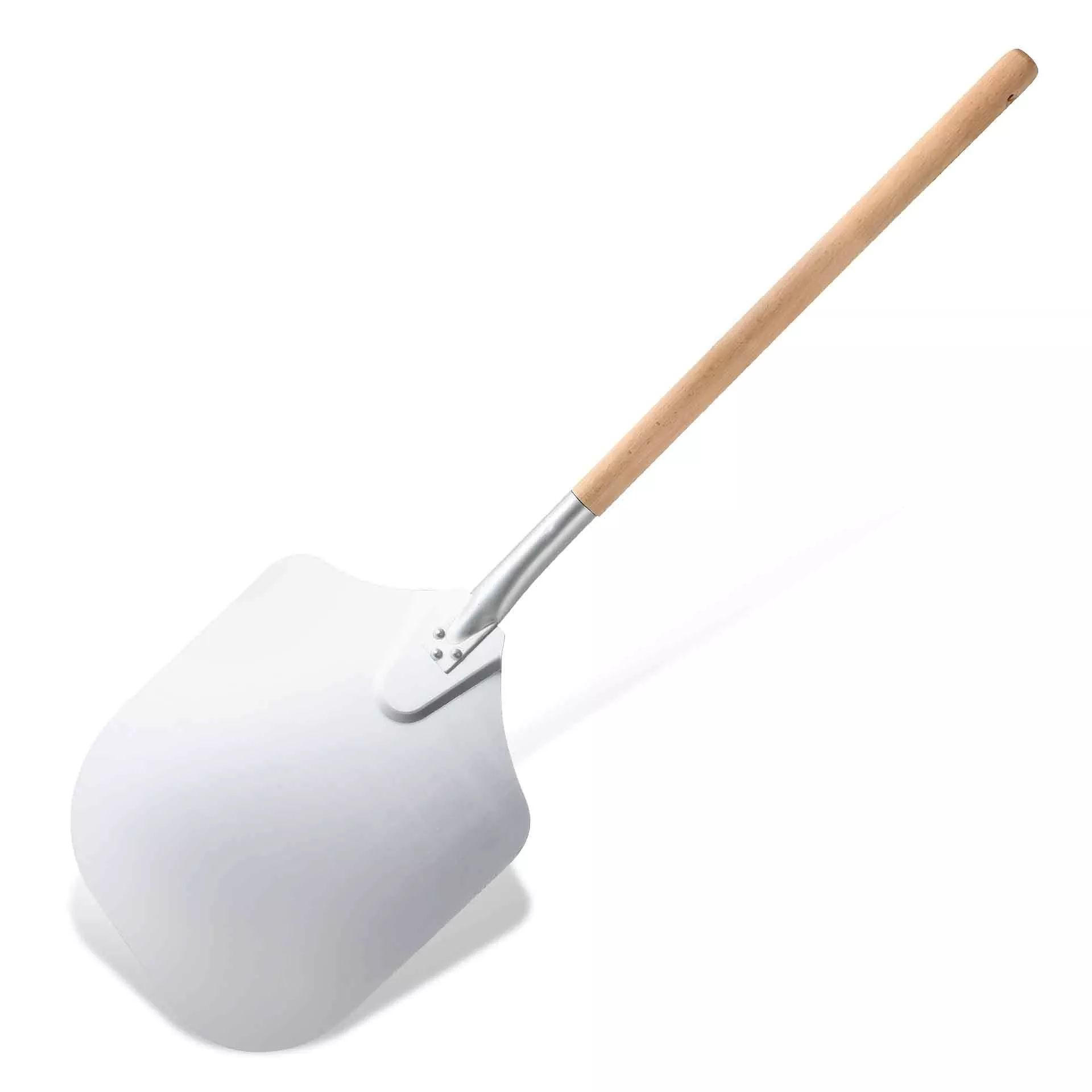 PIZZASCHAUFEL   - Edelstahlfarben, Basics, Holz/Metall (90cm) - Fackelmann