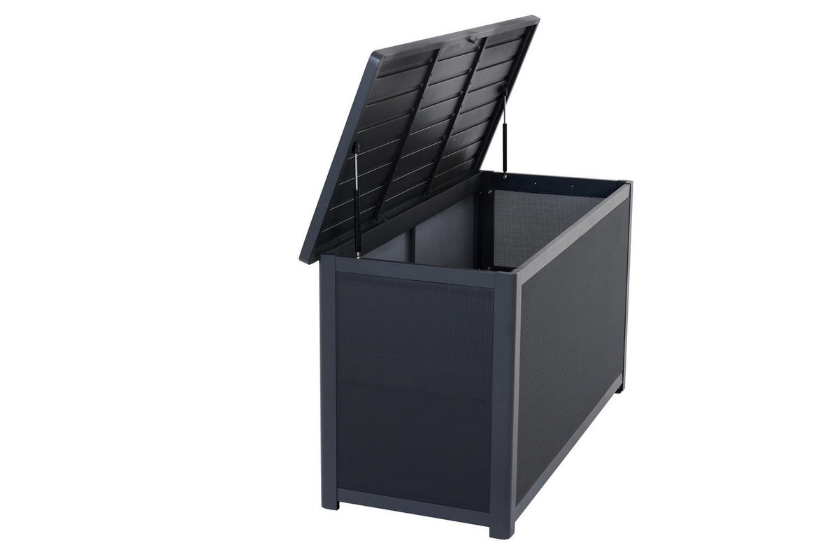 KISSENBOX 58,7/75/135,5 cm  - Grau, Basics, Kunststoff/Metall (58,7/75/135,5cm) - Siena Garden