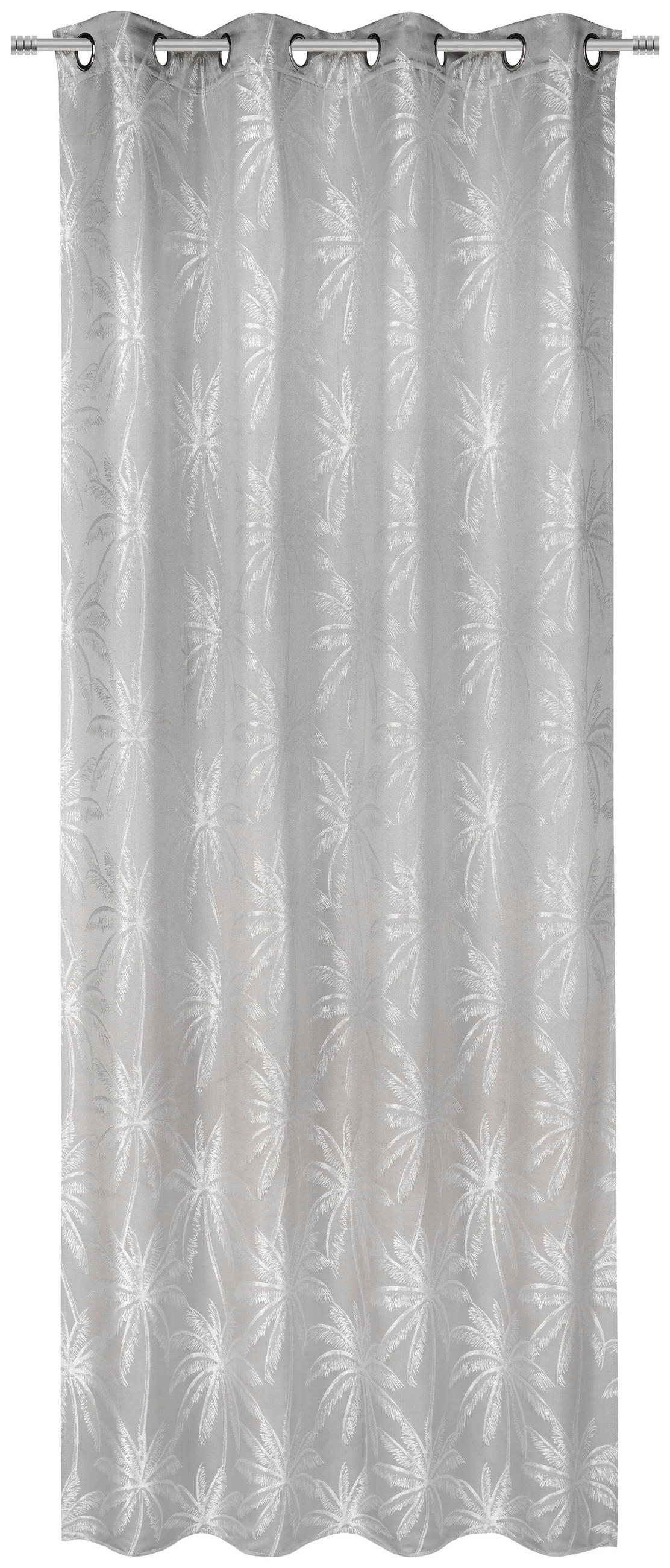 ÖSENVORHANG blickdicht  - Grau, KONVENTIONELL, Textil (140/245cm) - Esposa