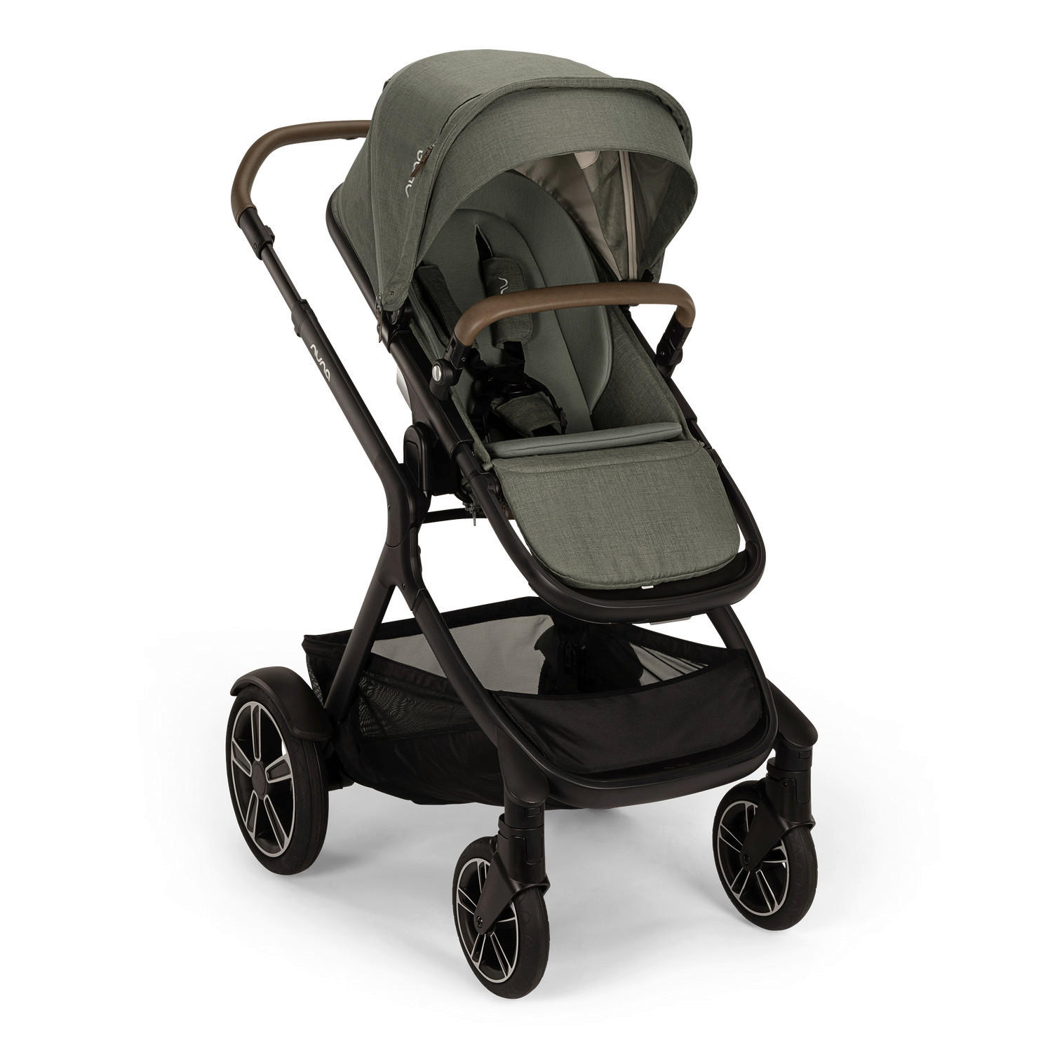 GESCHWISTERWAGEN DEMI NEXT  - Schwarz/Grün, Basics, Textil/Metall (98/62/112cm) - Nuna