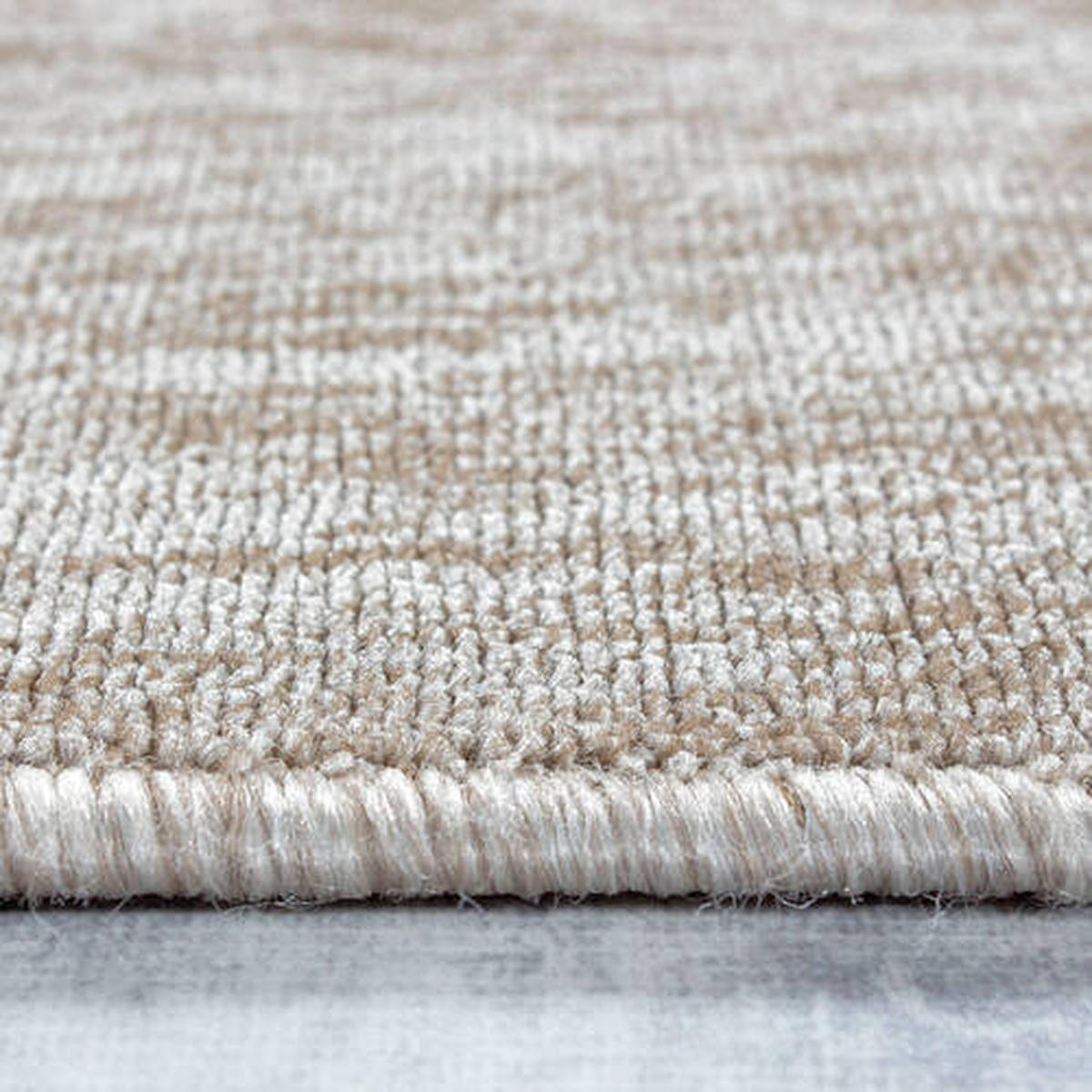 FLATVÄVD MATTA 160/160 cm Nizza  - beige, Design, textil (160/160cm) - Novel