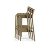 GARTENSTUHL-SET Sandfarben  - Sandfarben, MODERN, Kunststoff (49/100/49cm)