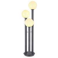 PODNA SVJETILJKA VANJSKA  - bijela/antracit, Basics, staklo/metal (45/160cm) - Globo