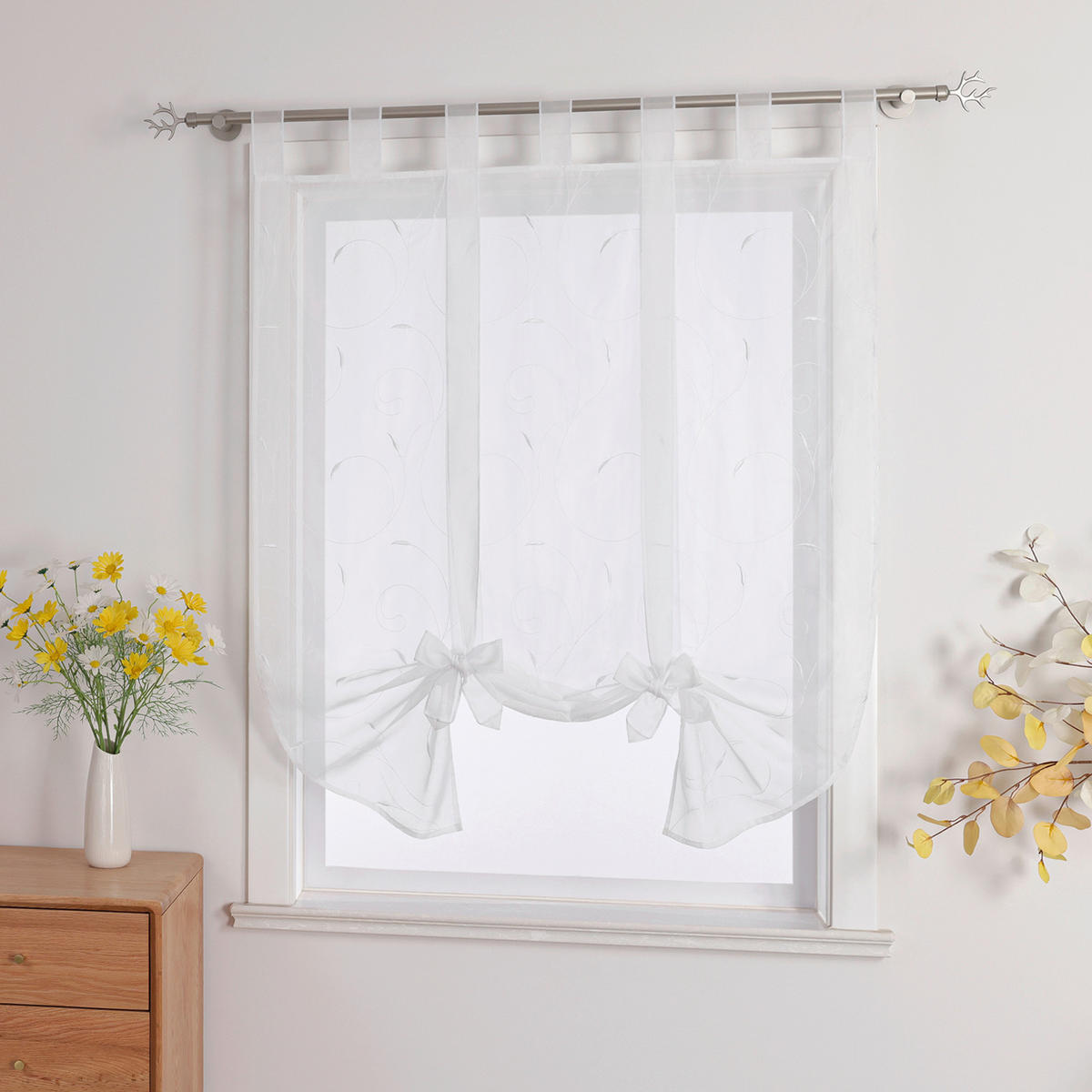 FALTROLLO  transparent  140/140 cm    - Weiß Hochglanz, Basics, Textil (140/140cm) - Joyswahl
