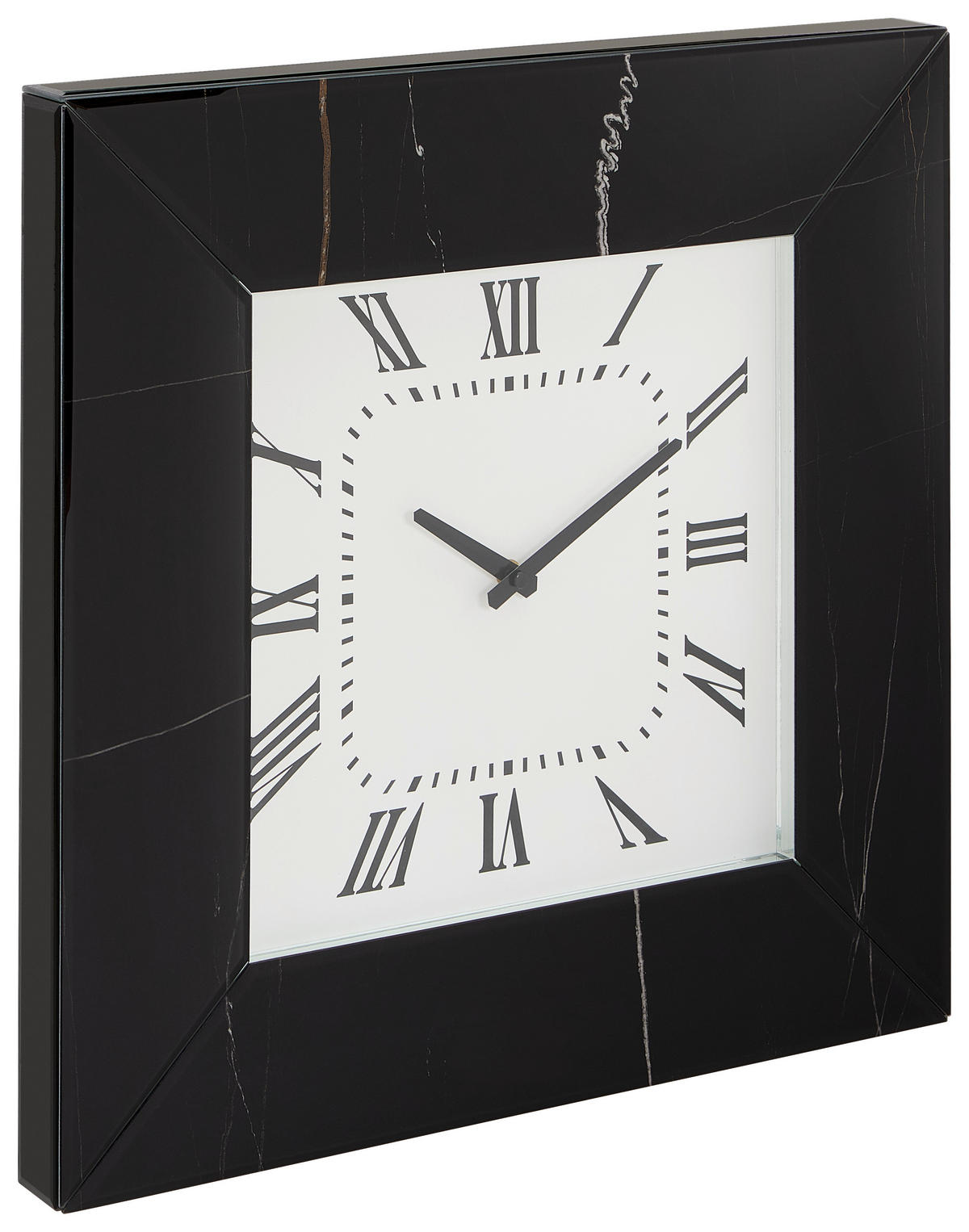 FALIÓRA 50/50/4,5 cm   - fekete, Trend, faalapú anyag/üveg (50/50/4,5cm) - Xora