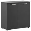 AKTENSCHRANK Anthrazit  - Anthrazit, KONVENTIONELL, Holzwerkstoff (80,2/84,2/41cm) - MID.YOU