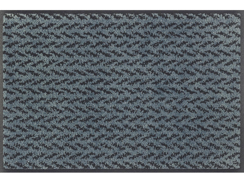 DVEŘNÍ ROHOŽKA, 40/60 cm, antracitová, modrošedá - antracitová/modrošedá, Design, textil/plast (40/60cm) - wash+dry