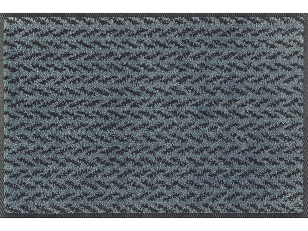 ROHOŽKA, 40/60 cm, antracitová, modrosivá - antracitová/modrosivá, Design, textil/plast (40/60cm) - wash+dry