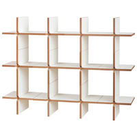 AKTENREGAL Buchefarben, Weiß  - Buchefarben/Weiß, MODERN, Holzwerkstoff (140/105/35cm) - Tojo