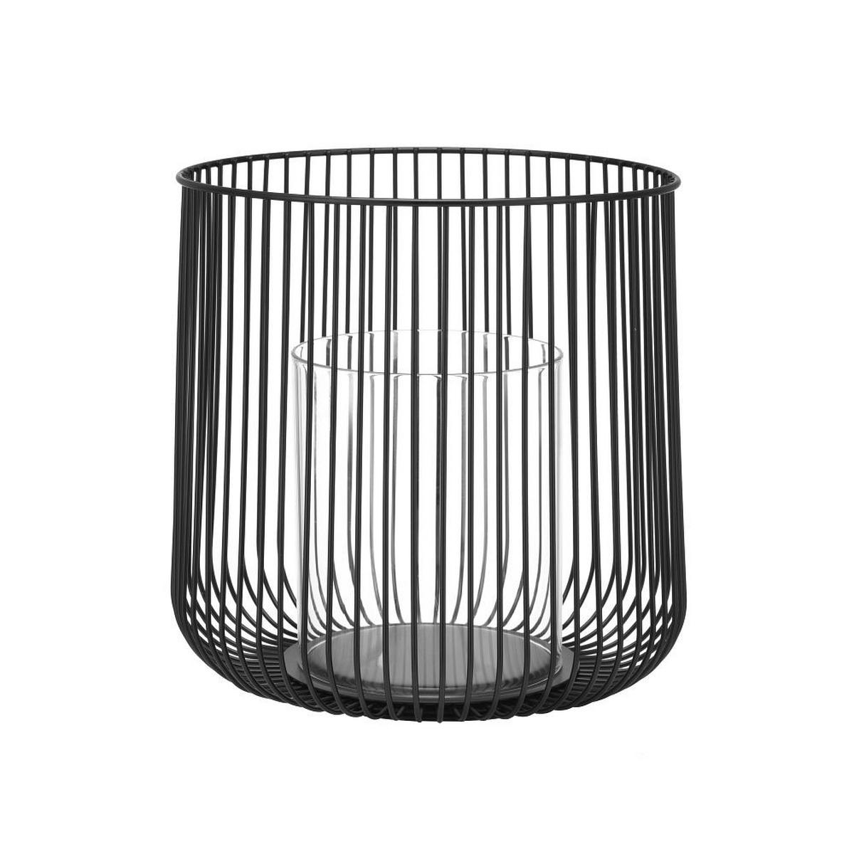 LATERNE - Schwarz, KONVENTIONELL, Metall (29,0/29,0cm) - Blomus