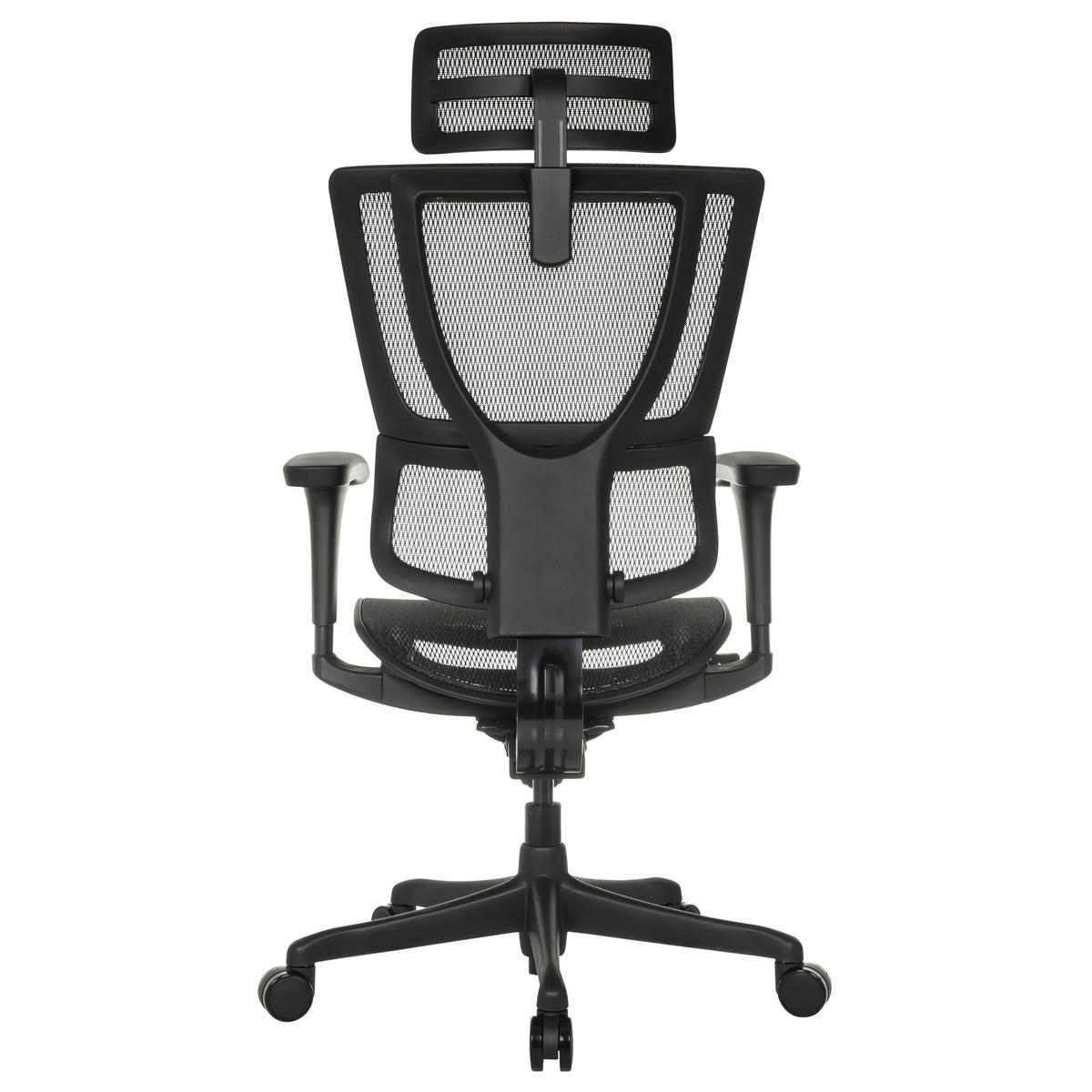 SNURRSTOL  i nät svart  - svart, Modern, textil/plast (69/112 - 134/63cm) - MID.YOU