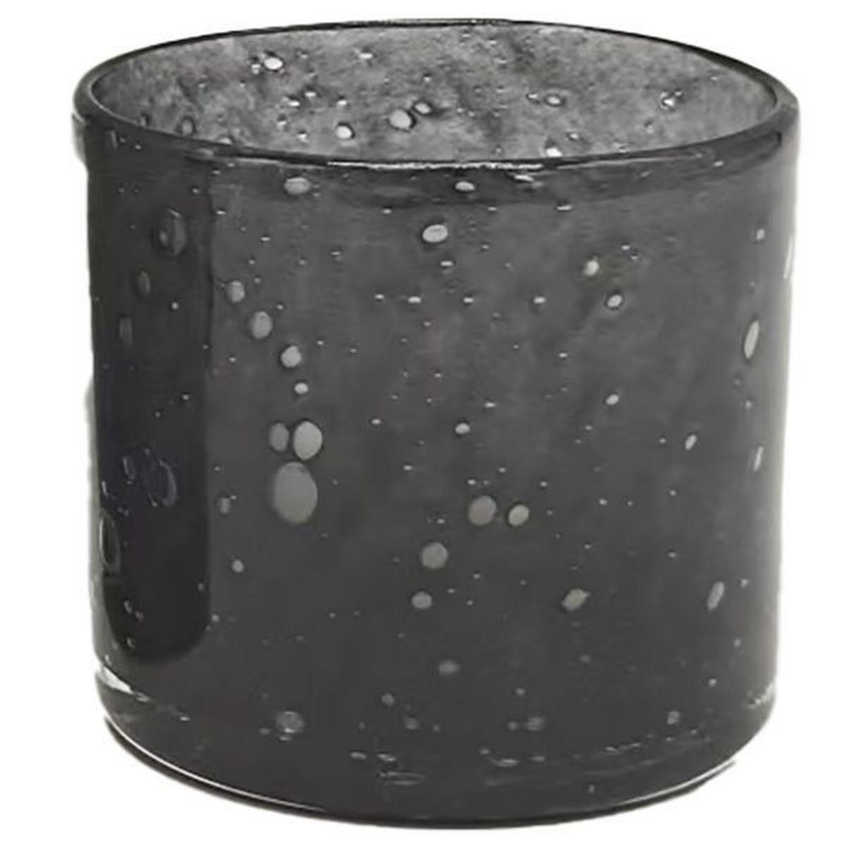 LJUSLYKTA - svart, Basics, glas (12/12cm)