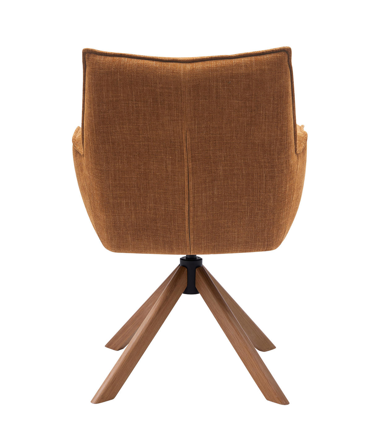 ARMLEHNSTUHL-SET 2 Stück  in Chenille  - Rostfarben/Naturfarben, MODERN, Holz/Textil (59/86/65cm) - Livetastic