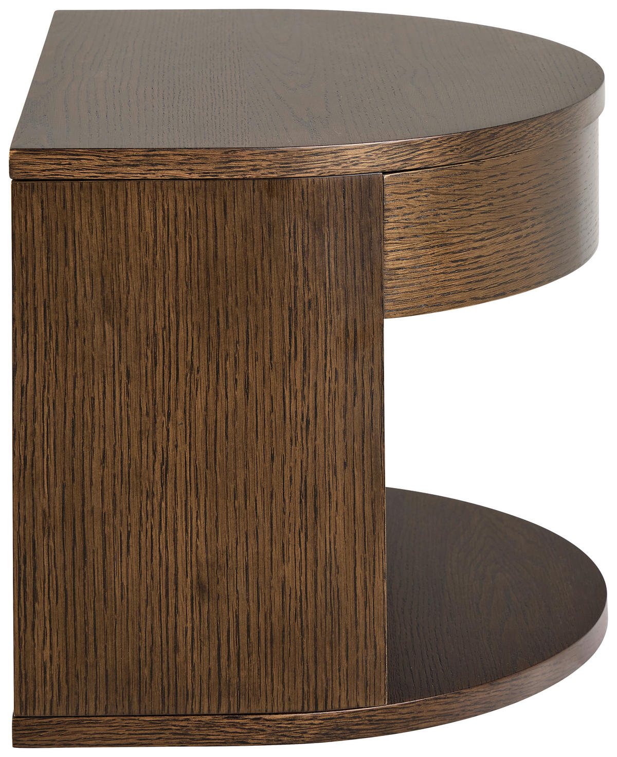 NACHTTISCH 40/30/31,5 cm  in furniert Eiche dunkel  - Eiche dunkel, Modern, Holzwerkstoff (40/30/31,5cm) - MID.YOU