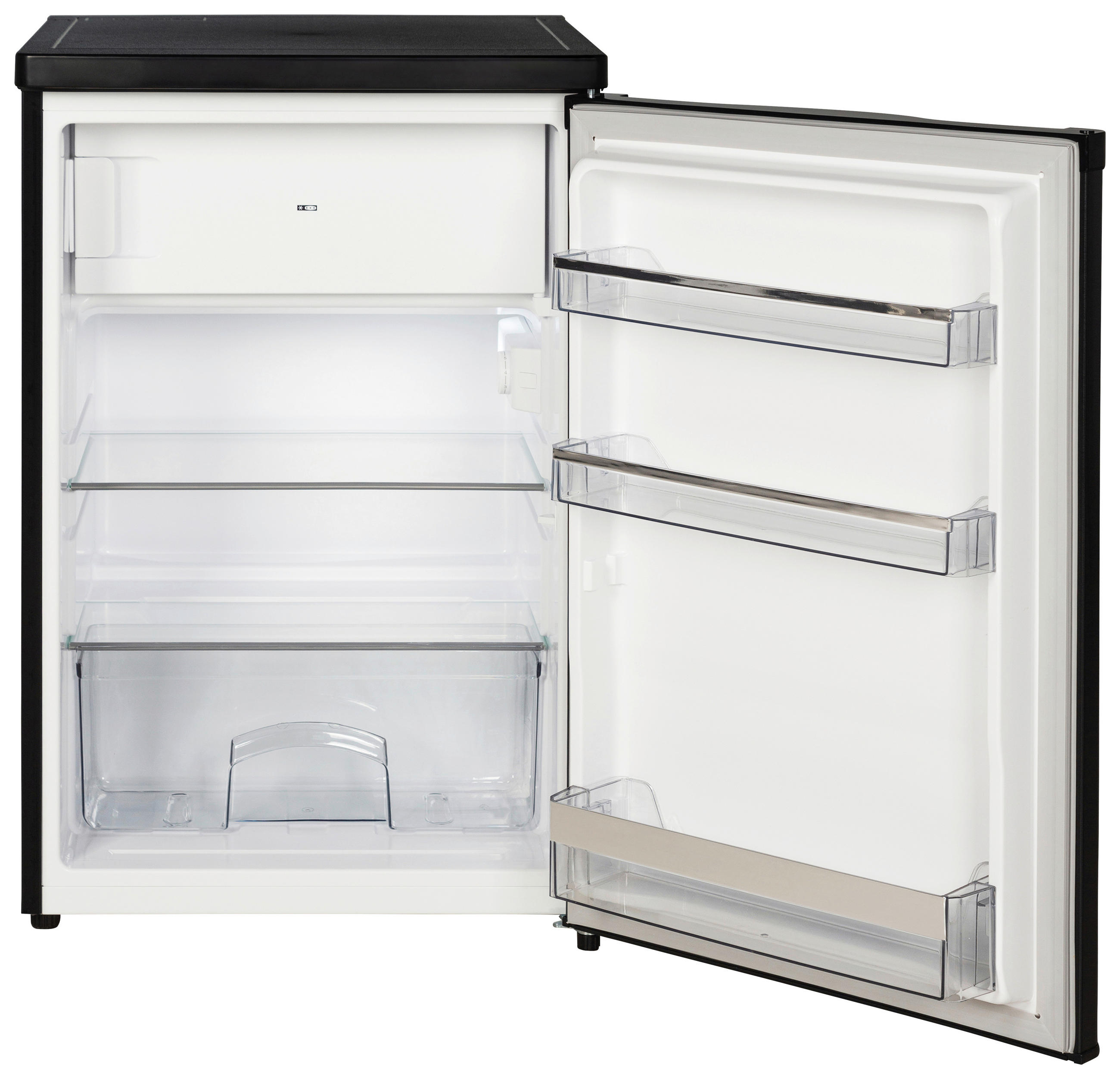 KÜHLSCHRANK 55/85/58 cm SKHTMG4SSDID  - Schwarz, Basics, Glas/Metall (55/85/58cm) - Mican