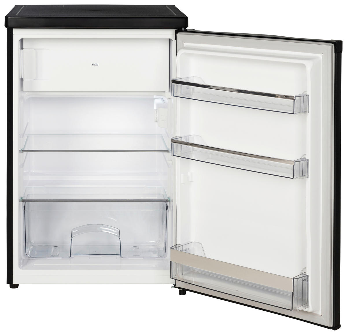 KÜHLSCHRANK 55/85/58 cm SKHTMG4SSDID  - Schwarz, Basics, Glas/Metall (55/85/58cm) - Mican