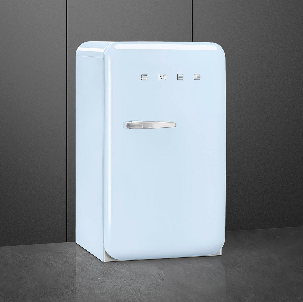 KÜHLSCHRANK 54,5/97-98/70,1 cm FAB10RPB6  - Pastellblau, Basics, Glas/Metall (54,5/97-98/70,1cm) - SMEG