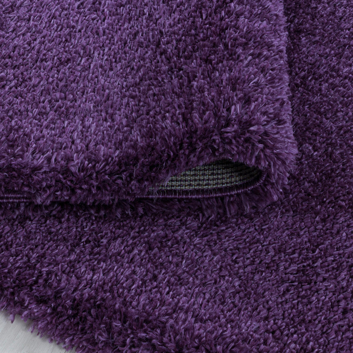 KOBEREC S VYSOKÝM VLASEM, 80/150 cm, fialová - fialová, Basics, textil (80/150cm) - Novel