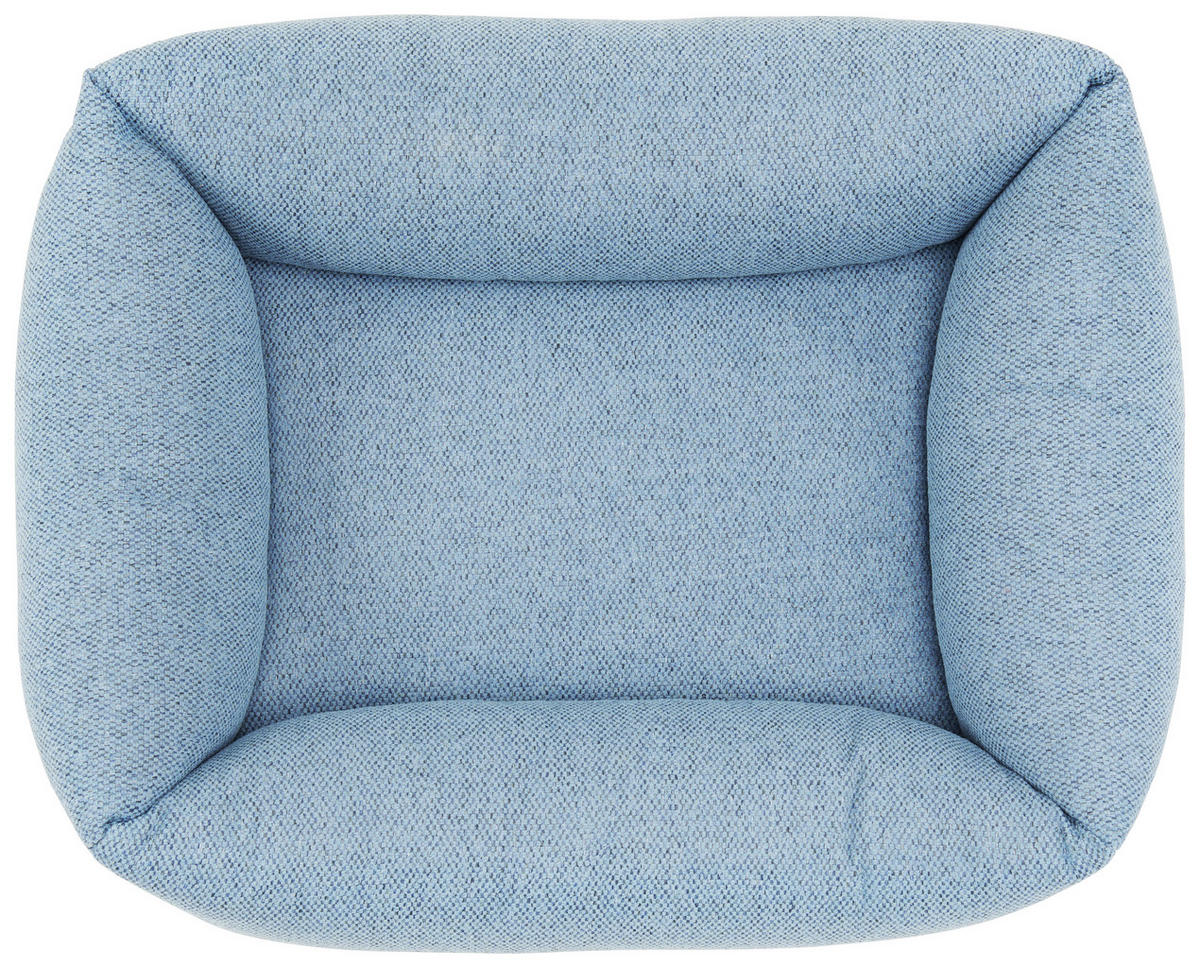 HUNDEBETT - Blau, Basics, Textil (70/55cm) - MID.YOU