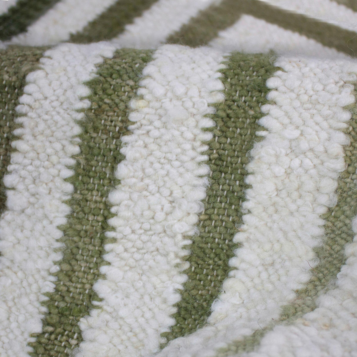 HANDWEBTEPPICH 160/230 cm Grün  - Grün, Basics, Textil (160/230cm)