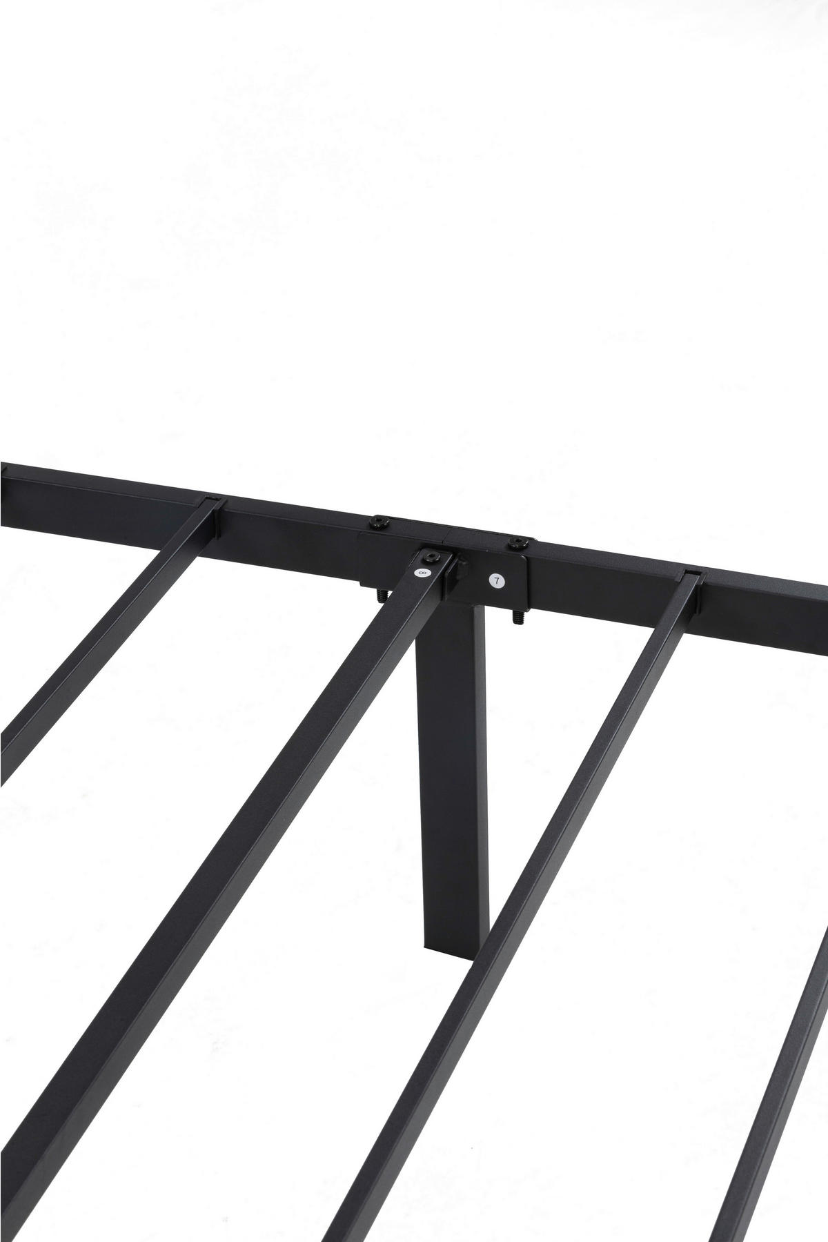 METALLBETT 90/200 cm  in Schwarz  - Schwarz, Basics, Metall (90/200cm) - Boxxx