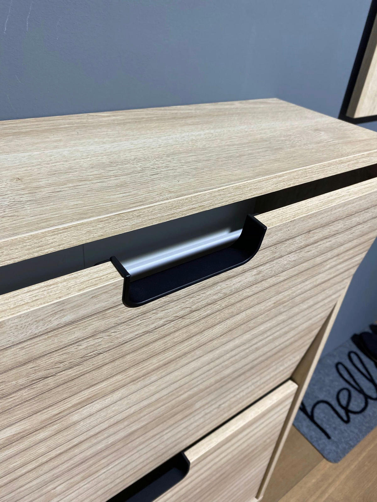 HIGHBOARD  in 59,8/124/19,55 cm  - Schwarz/Eiche Artisan, Design, Holzwerkstoff/Kunststoff (59,8/124/19,55cm) - MID.YOU