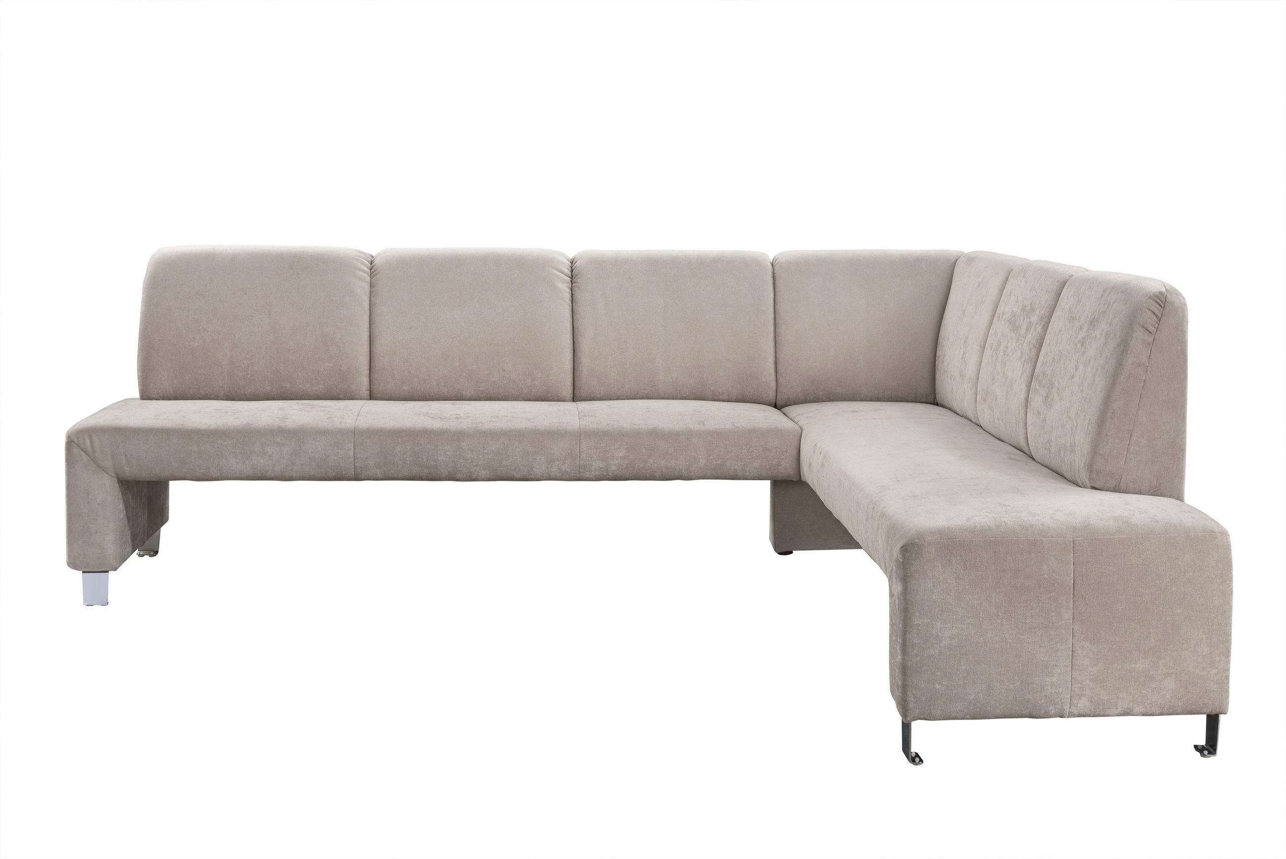 KLUPA KUTNA  boje pijeska  drvo, tekstil, drvni materijal      - srebrne boje/boje pijeska, Moderno, drvni materijal/drvo (263/198cm) - Livetastic