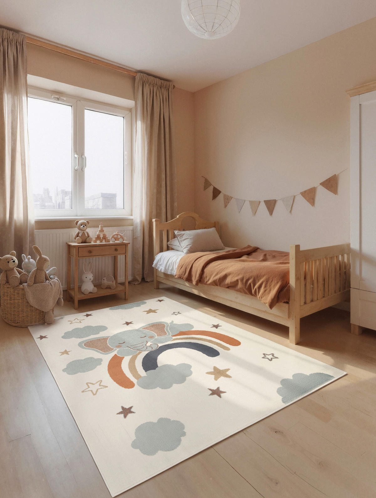 KINDERTEPPICH 120/170 cm Adventures  - Multicolor/Creme, Design, Kunststoff/Textil (120/170cm) - Ted Baker