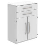 AKTENSCHRANK Weiß  - Weiß, KONVENTIONELL, Holzwerkstoff (80/111,7/43cm) - Moderano