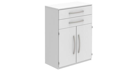 AKTENSCHRANK Weiß  - Weiß, KONVENTIONELL, Holzwerkstoff (80/111,7/43cm) - Moderano