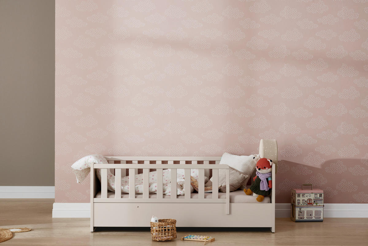 BODENBETT Little Snu,  in Beige  - Beige/Schwarz, Basics, Holz/Kunststoff (145/75/51cm) - Paidi