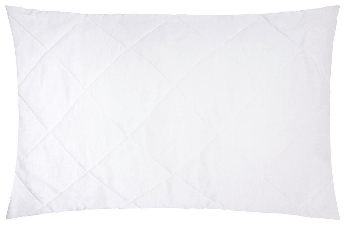 PREVLEKA ZA VZGLAVNIK  PAOLA  40/80 cm       - bela, Konvencionalno, tekstil (40/80cm) - Boxxx