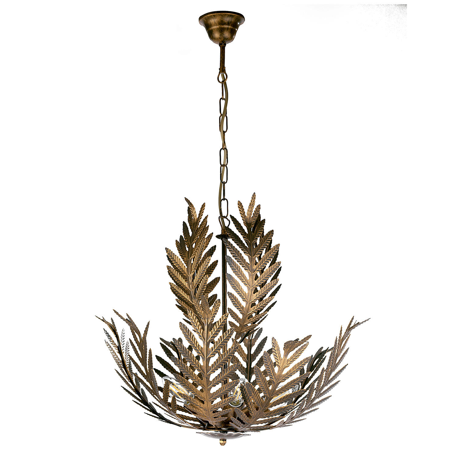 XXXLutz Hängeleuchte Bronze 105 cm