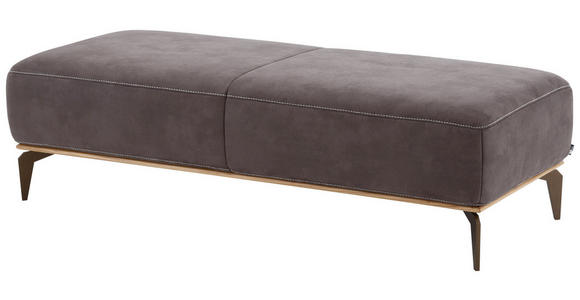 WOHNLANDSCHAFT in Textil Braun - Beige/Bronzefarben, Natur, Textil/Metall (298/178cm) - Valnatura