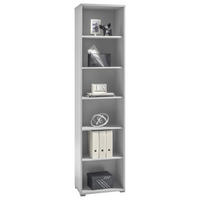 REGAL ZA DOKUMENTE  svijetlo siva  - srebrne boje/svijetlo siva, Design, drvni materijal (52/220/35cm) - Xora