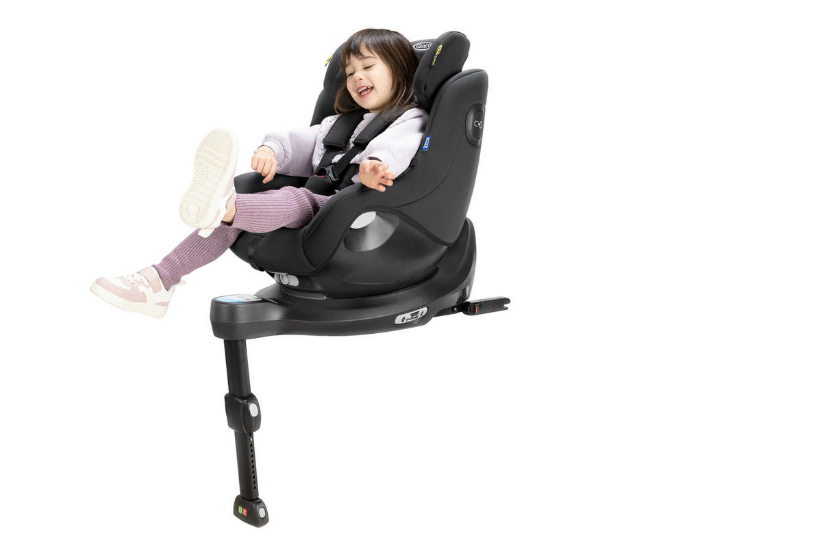 KINDERSITZ-SET Snug Turn Bundle Midnight   - Schwarz, Basics, Kunststoff/Textil (66/43/58cm) - Graco