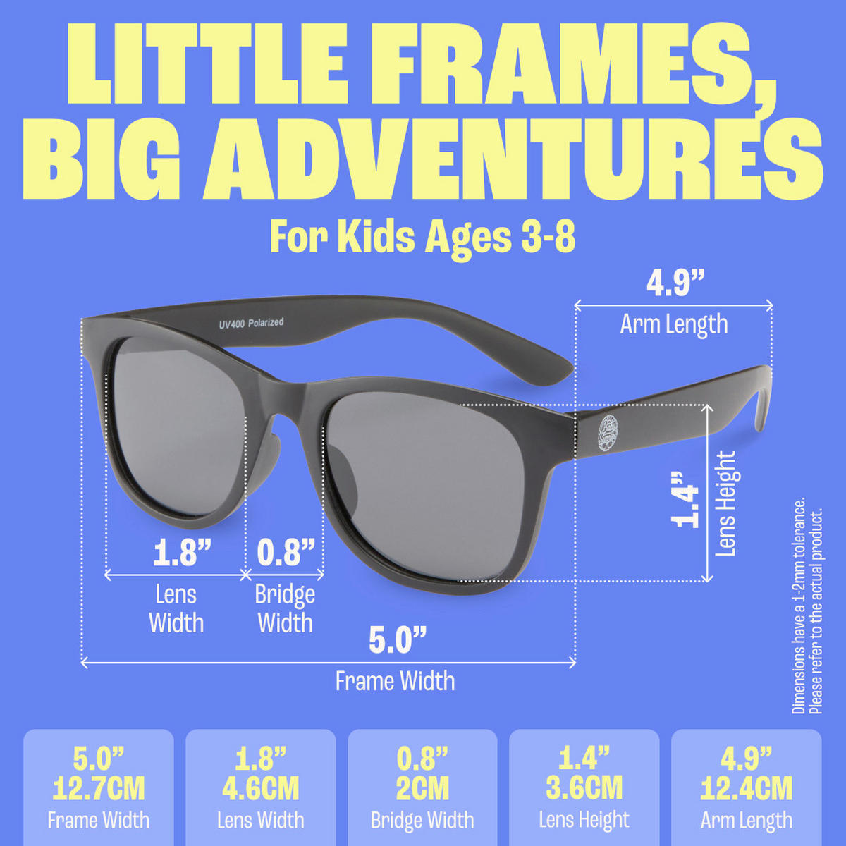 KINDER SONNENBRILLE  - Schwarz, Basics, Kunststoff