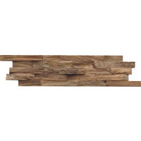 WANDVERKLEIDUNG - Braun, Basics, Holz (61/15/2cm)