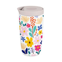 THERMOBECHER 0,35 L  - Multicolor, Basics, Metall (8,3/15cm)